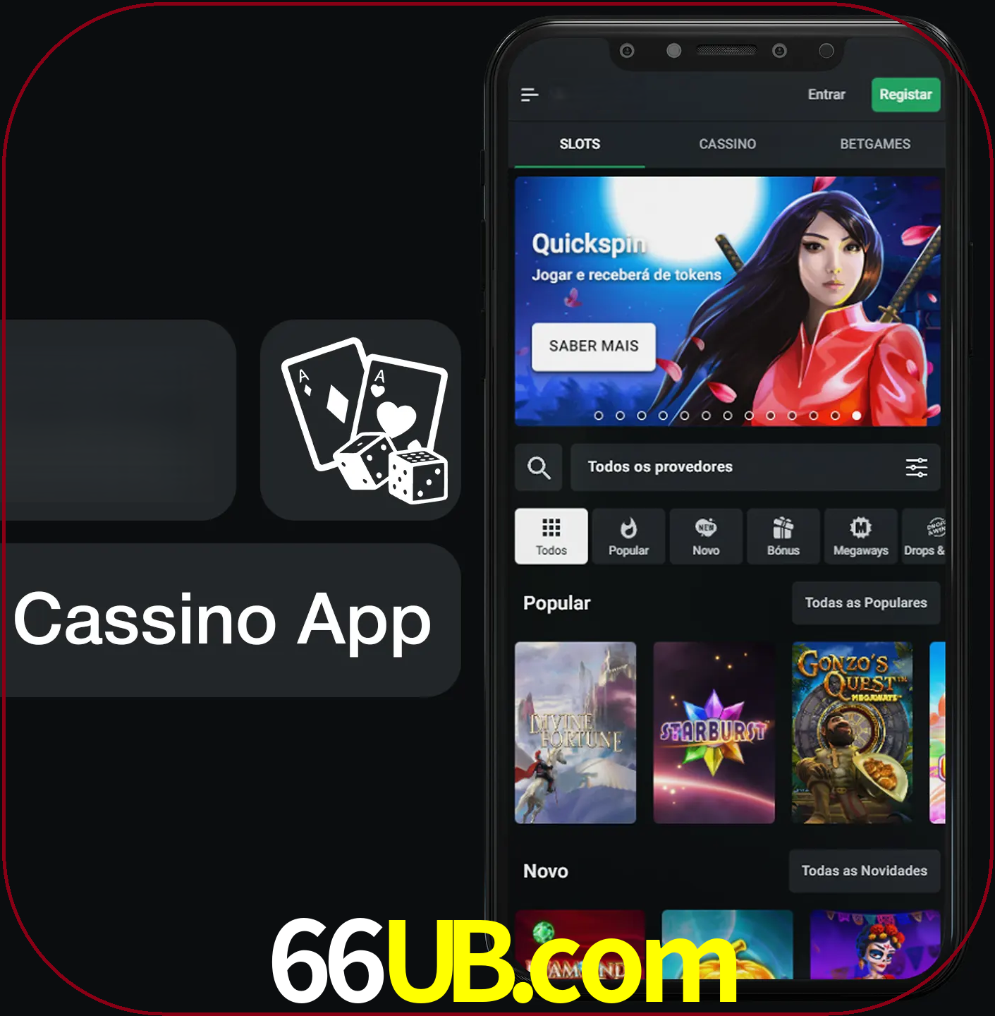Jogue jogos de cassino e ganhe.