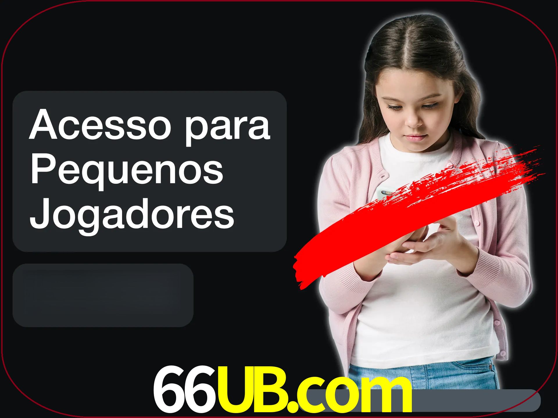 As crianças não podem jogar jogos de cassino.